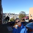 P004 San Francisco in northern California, a city on the tip of a peninsula surrounded by the Pacific Ocean and San Francisco Bay, known for its hilly landscape,...